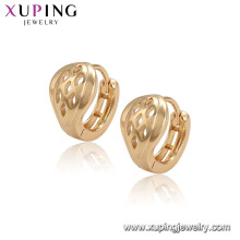 96525 xuping simples novos modelos top venda modelo brincos com banhado a ouro 18k